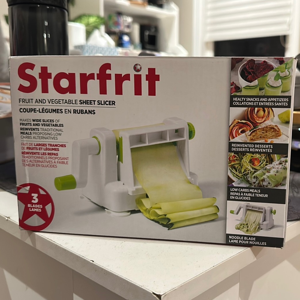 Starfrit Fruit and Vegetable Sheet Slicer and Noodle Blade